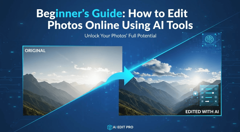 Beginner’s Guide to Editing Photos Online with AIBeginner’s Guide: How to Edit Photos Online Using AI Tools - miroirpmu - miroir pmu
